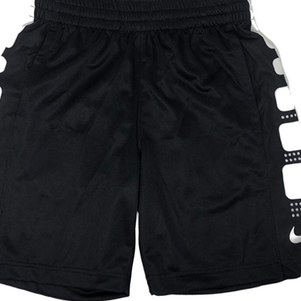 Nike NWT Elite Boys Dri-Fit Black & White Shorts Sz S Basketball Gym Workout - Picture 5 of 5